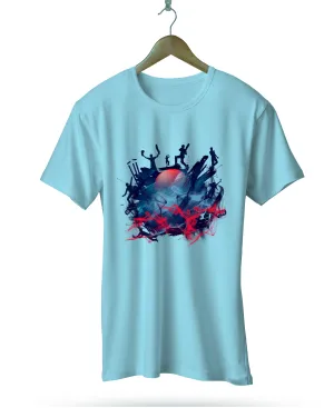 Cricket Illustration Edition - Cyan