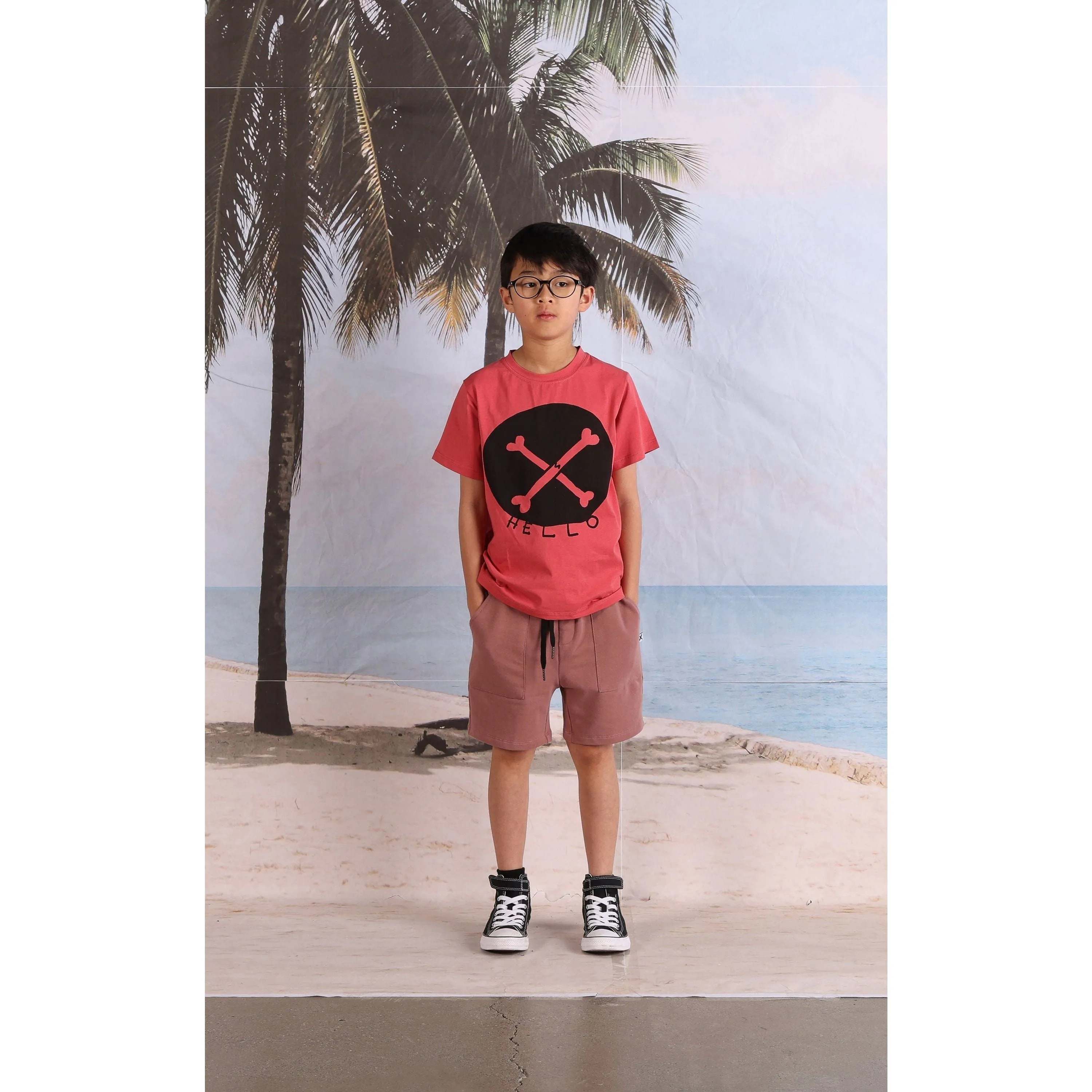 Cross Bones Tee- Melon