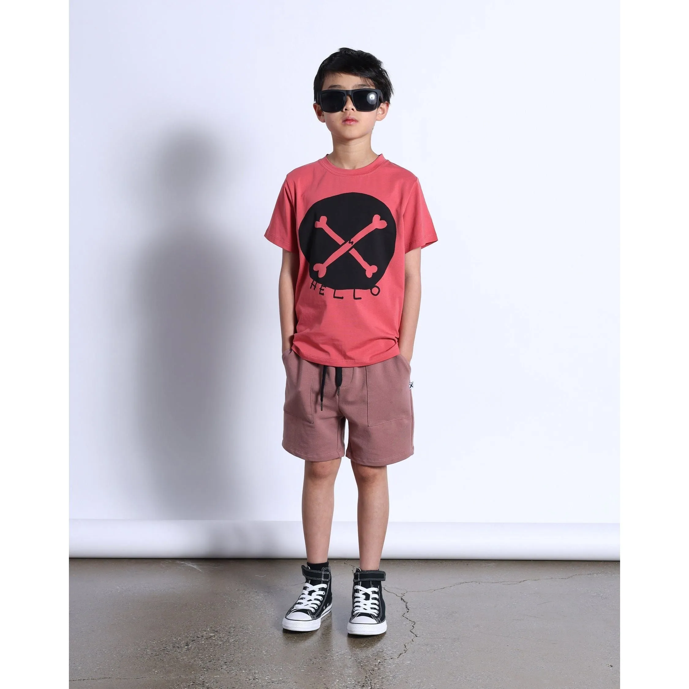 Cross Bones Tee- Melon