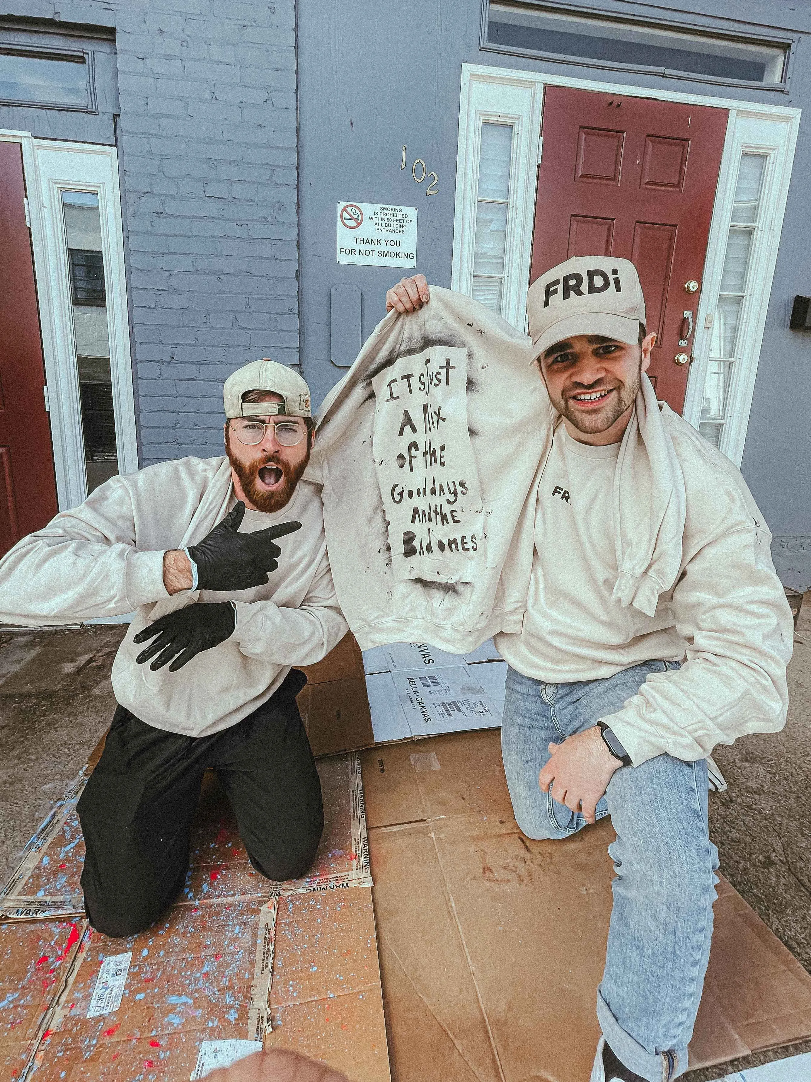 CUSTOM Cotton Candy FRDi Crewneck | Hand Painted!
