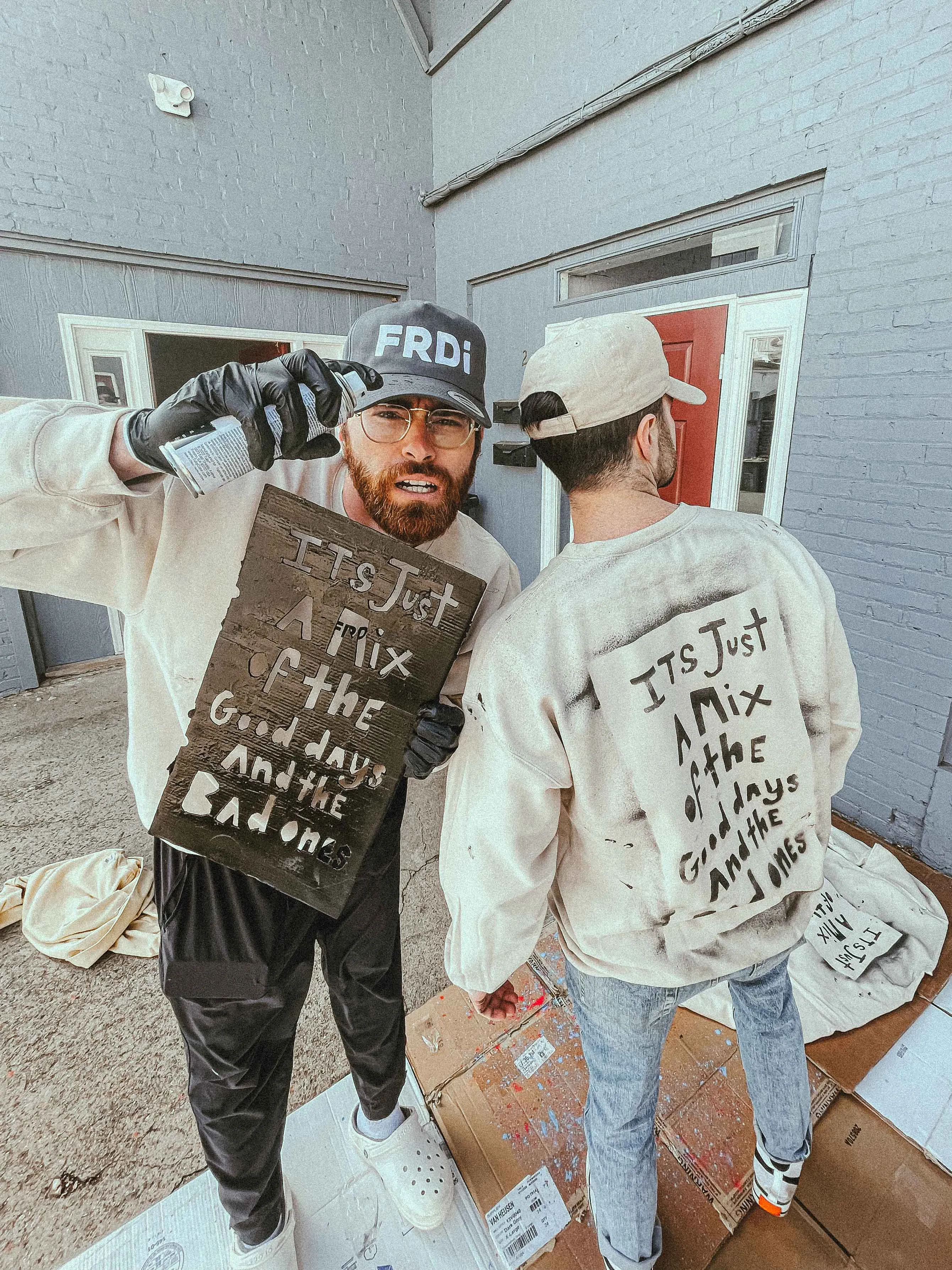 CUSTOM Cotton Candy FRDi Crewneck | Hand Painted!