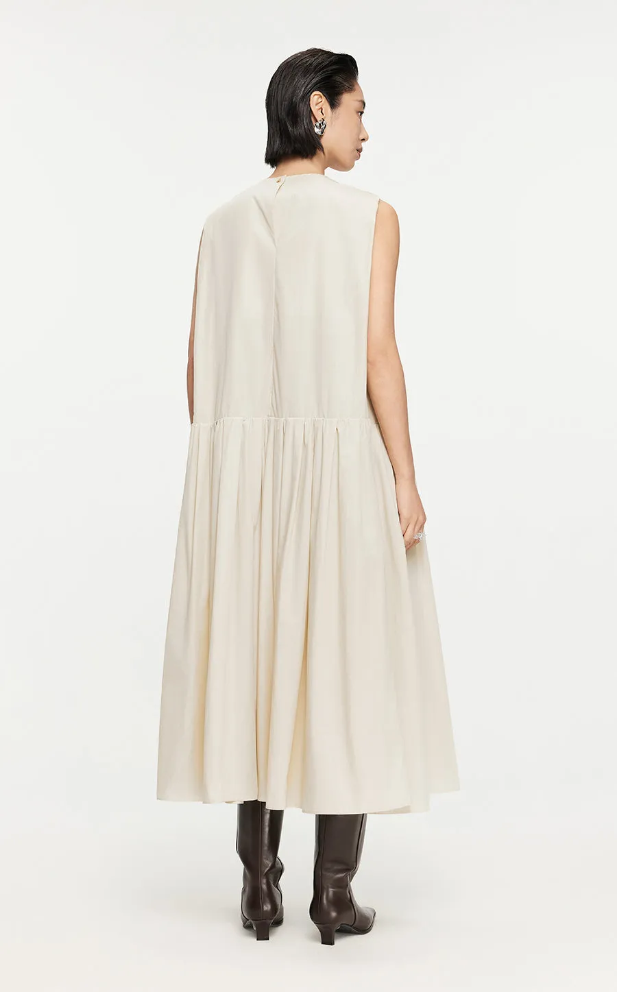 Dresses/JNBY A-line Mid Slit Sleeveless Dresses