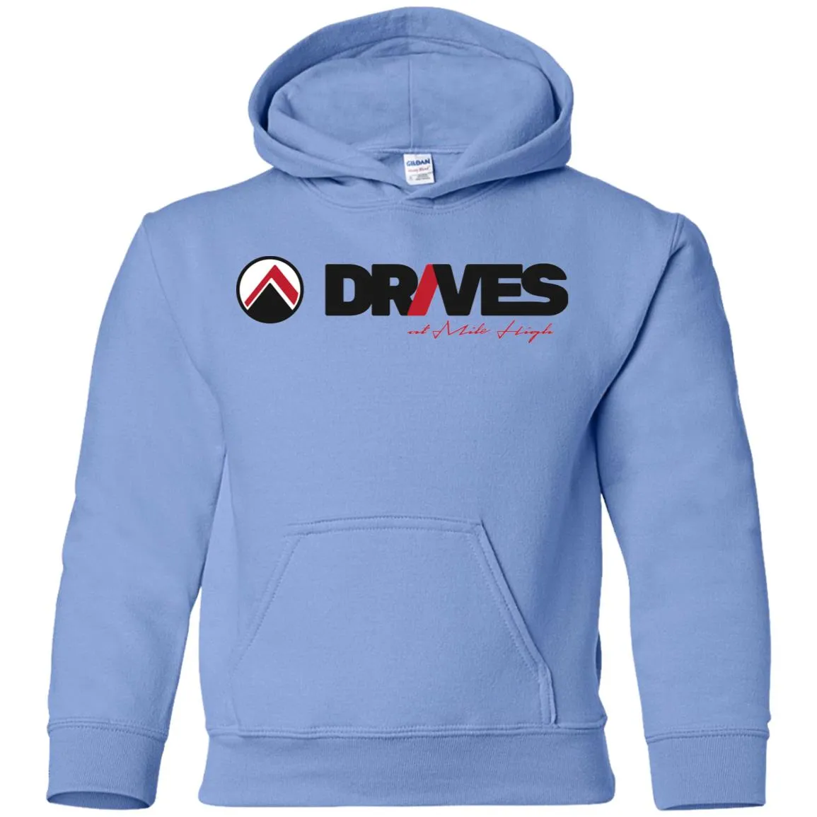 Drives dark logo G185B Gildan Youth Pullover Hoodie