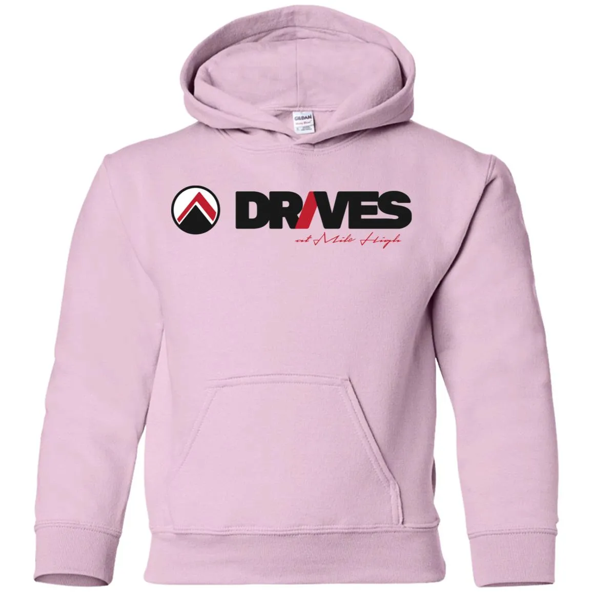 Drives dark logo G185B Gildan Youth Pullover Hoodie