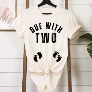 Due With Two - Twins Pregnancy Announcement