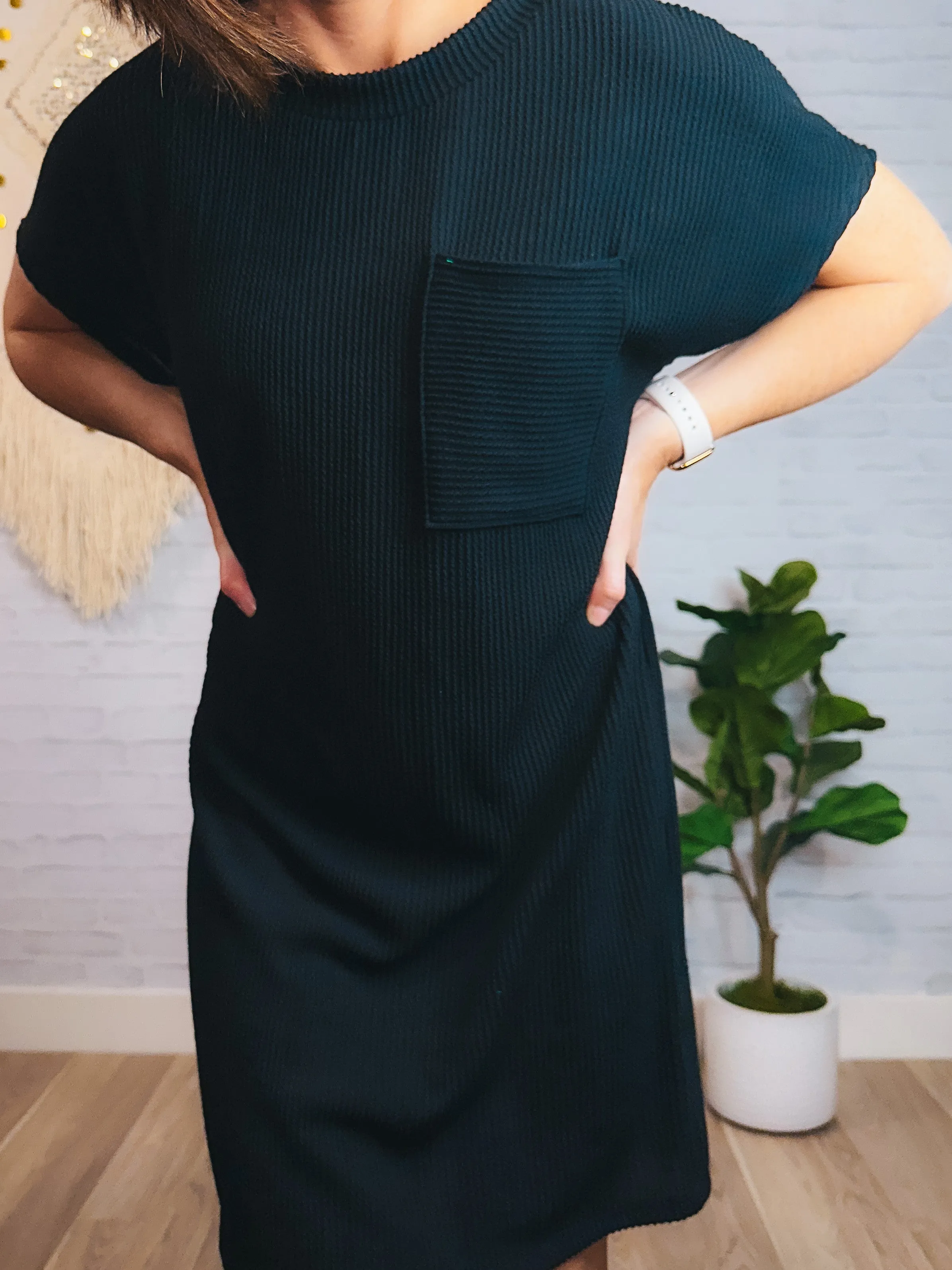 Easy Going T-Shirt Dress [Lavender]