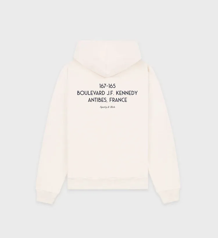 Eden Crest Kennedy Hoodie - Cream