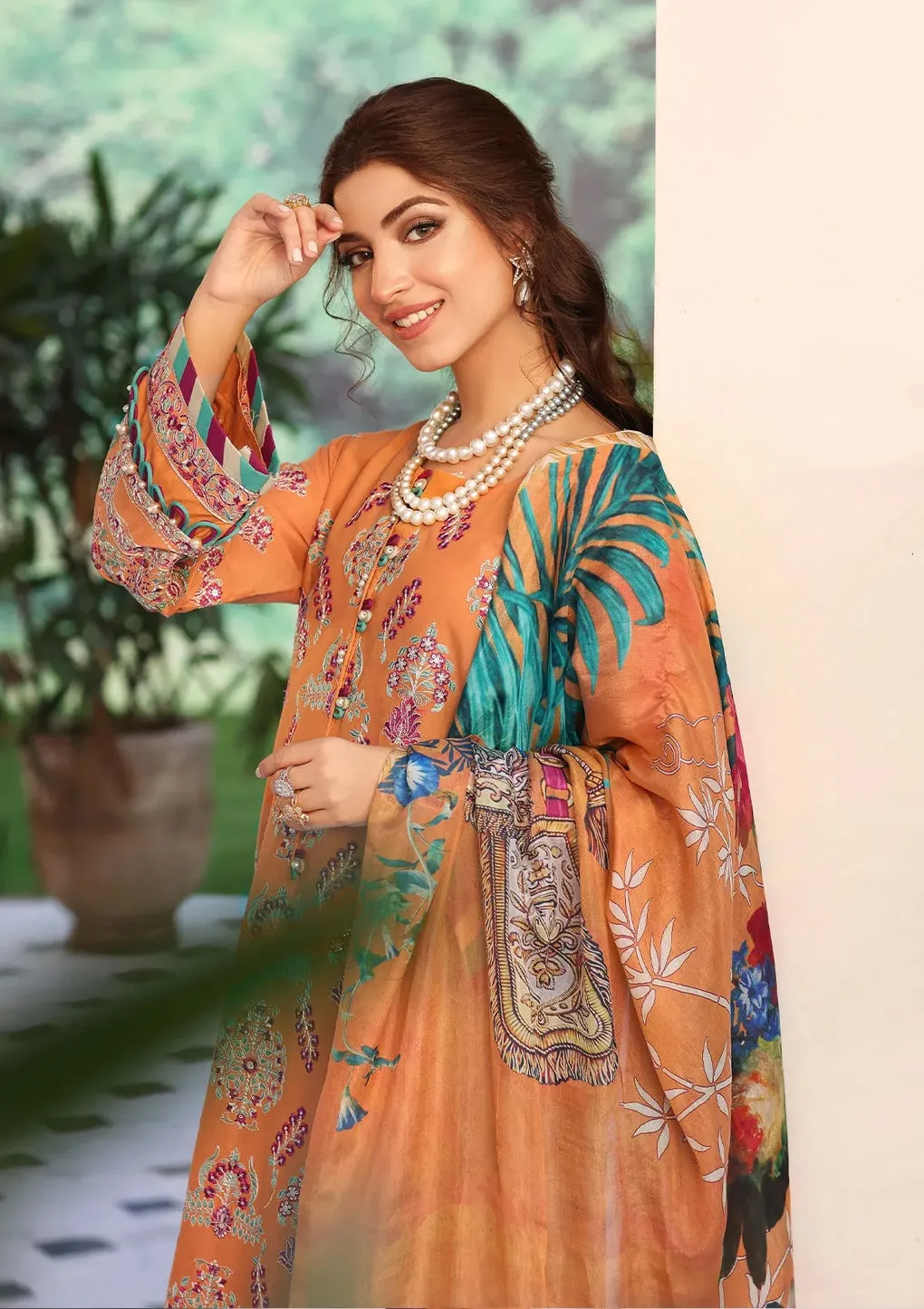 ELAF | FESTIVE CHIKAKARI 2023 | ELC-08 TANGERINE