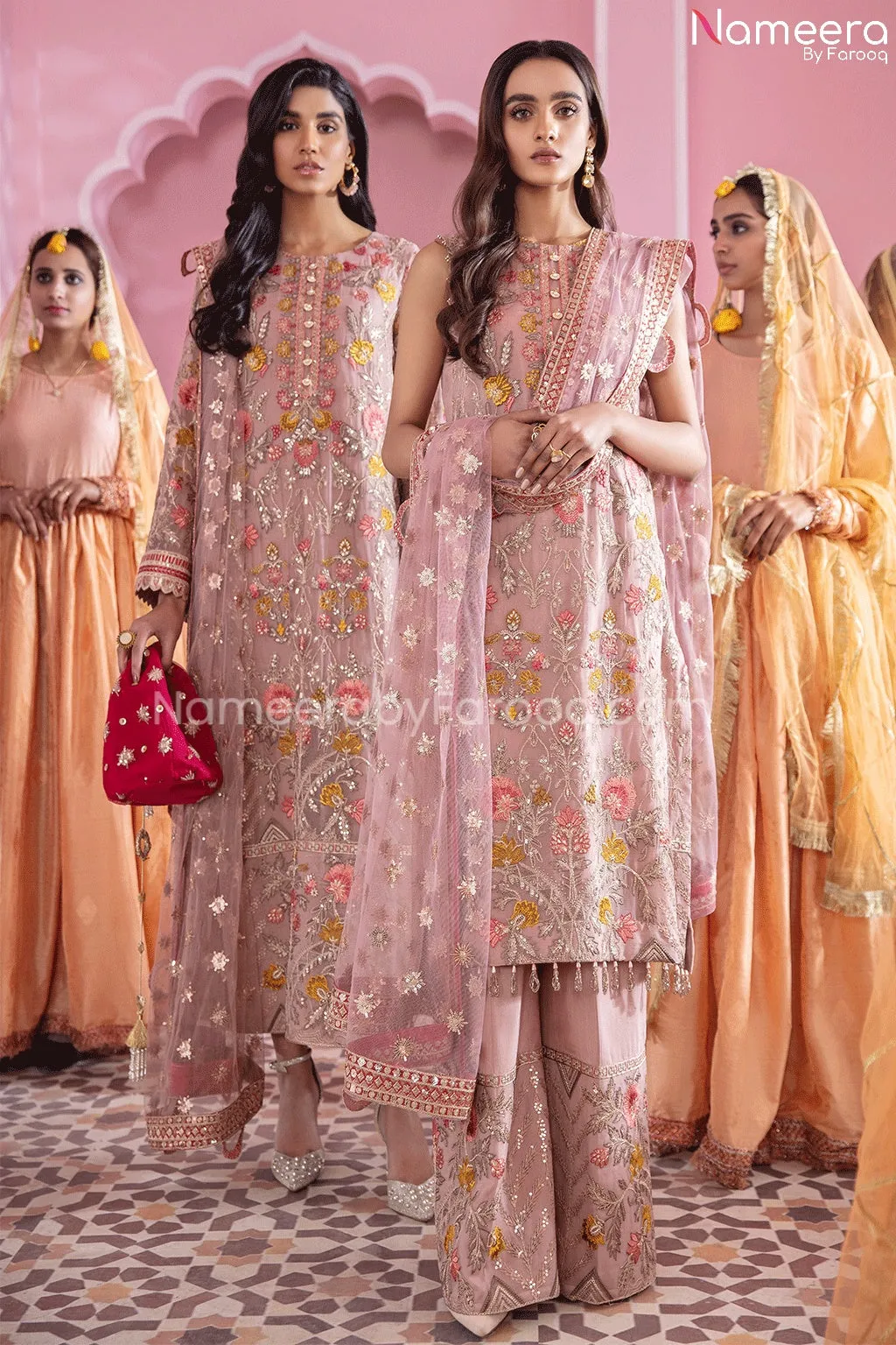 Embroidered Chiffon Party Dress for Girl 2021 #PR203