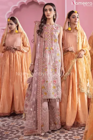 Embroidered Chiffon Party Dress for Girl 2021 #PR203