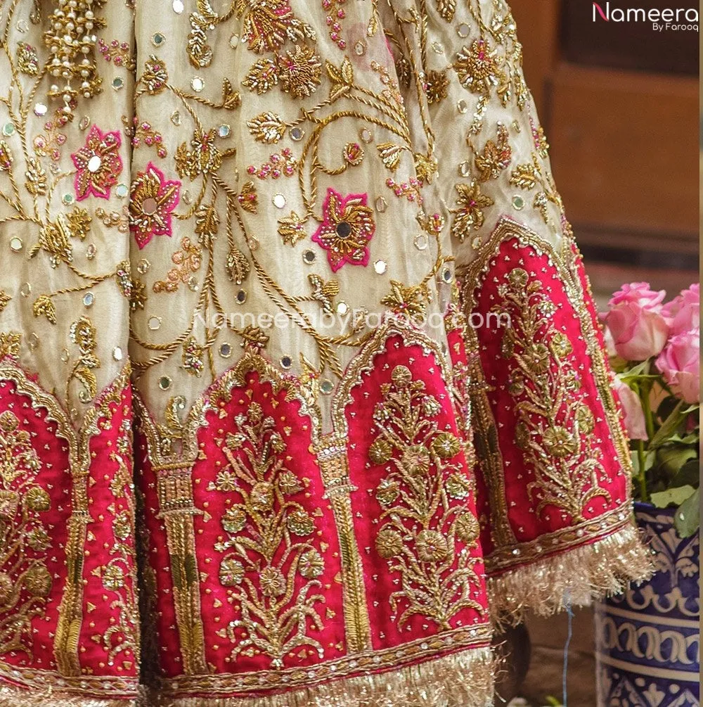 Embroidered Designer Peach Pink Lehenga Choli #BN832