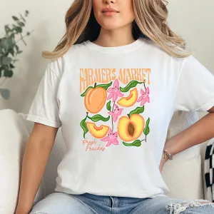 Farmer's Market Peaches Short Sleeve T-Shirt
