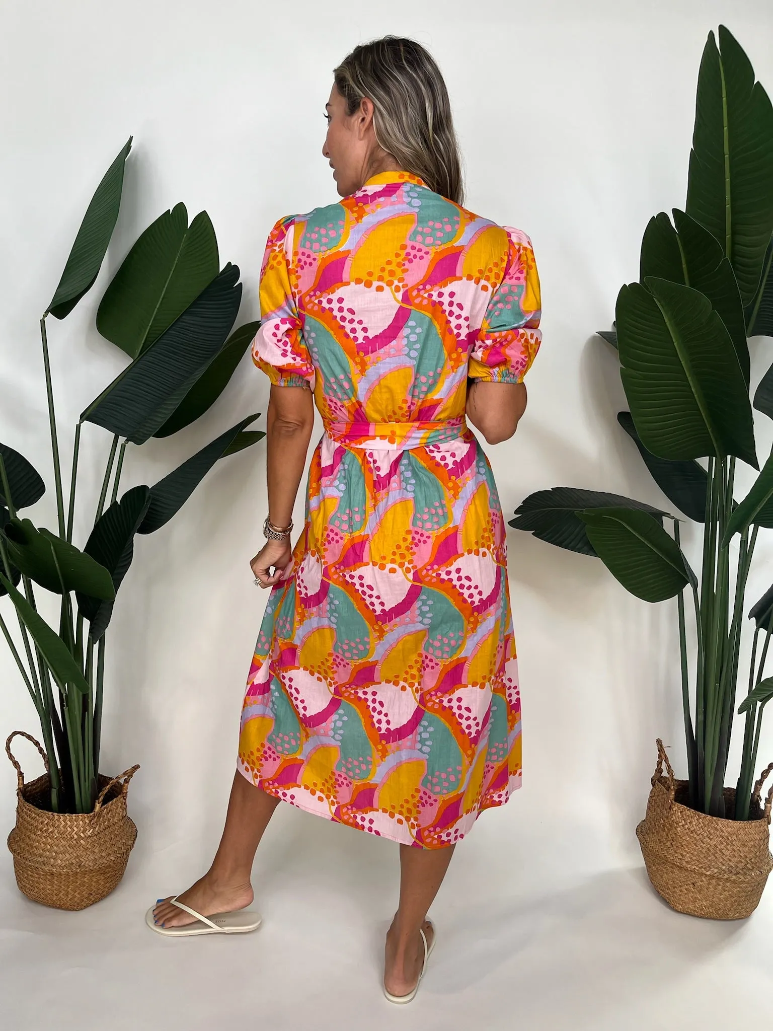 Farylina Shirt Dress Brights