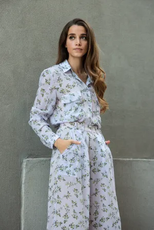 Floral print shirt
