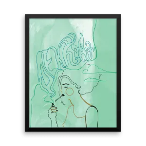 Framed Art Print : Comatose