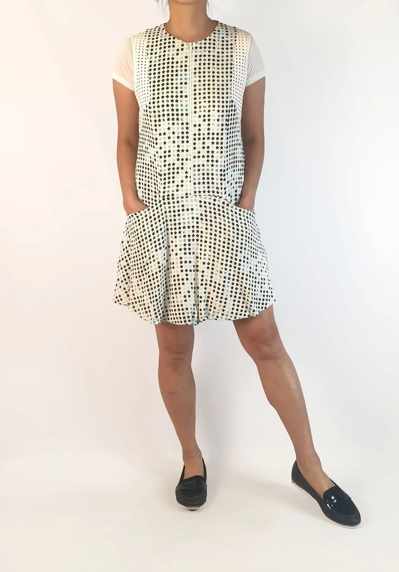 Ginger Smart star print dress size 10