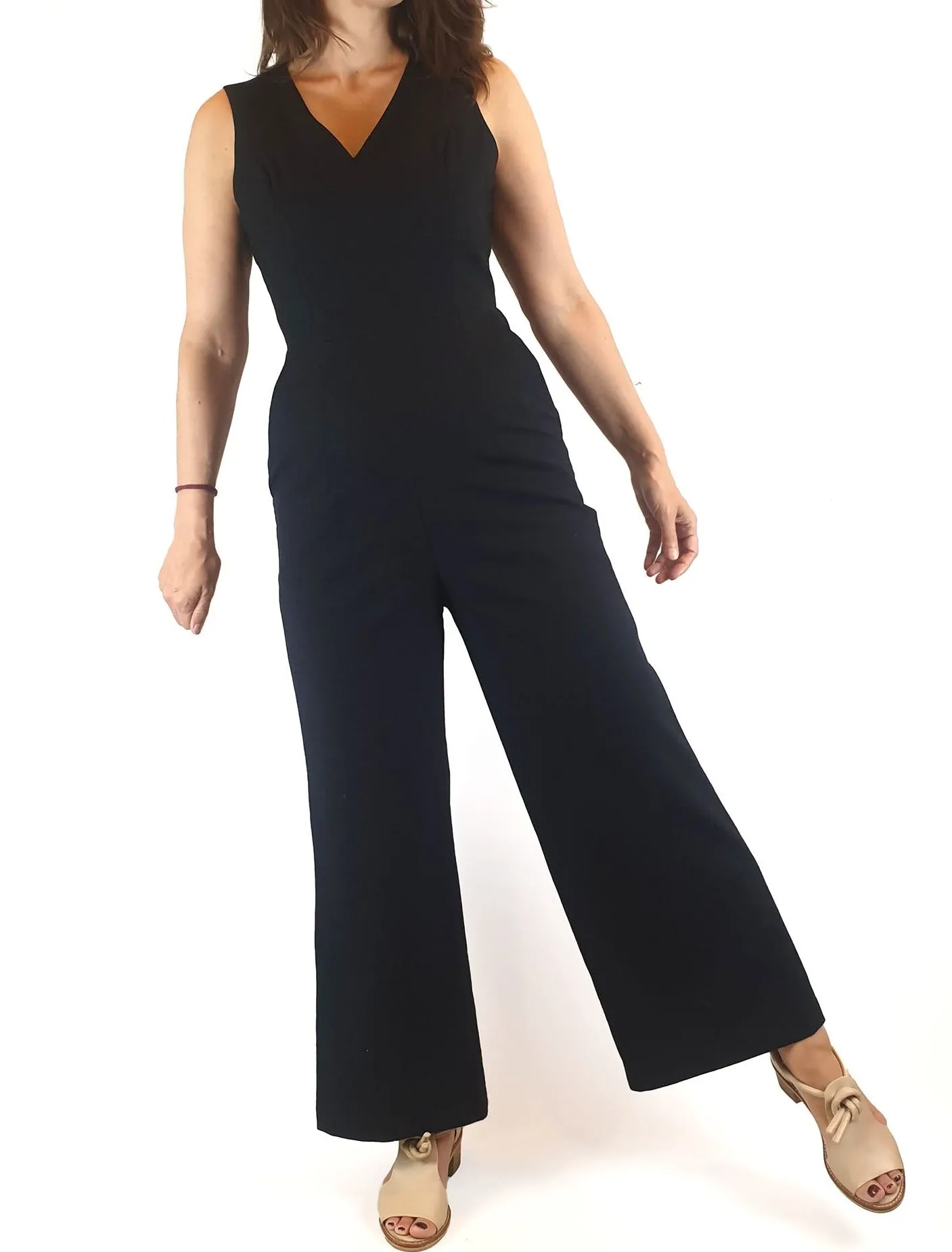 Gorman deep navy sleeveless jumpsuit size 8