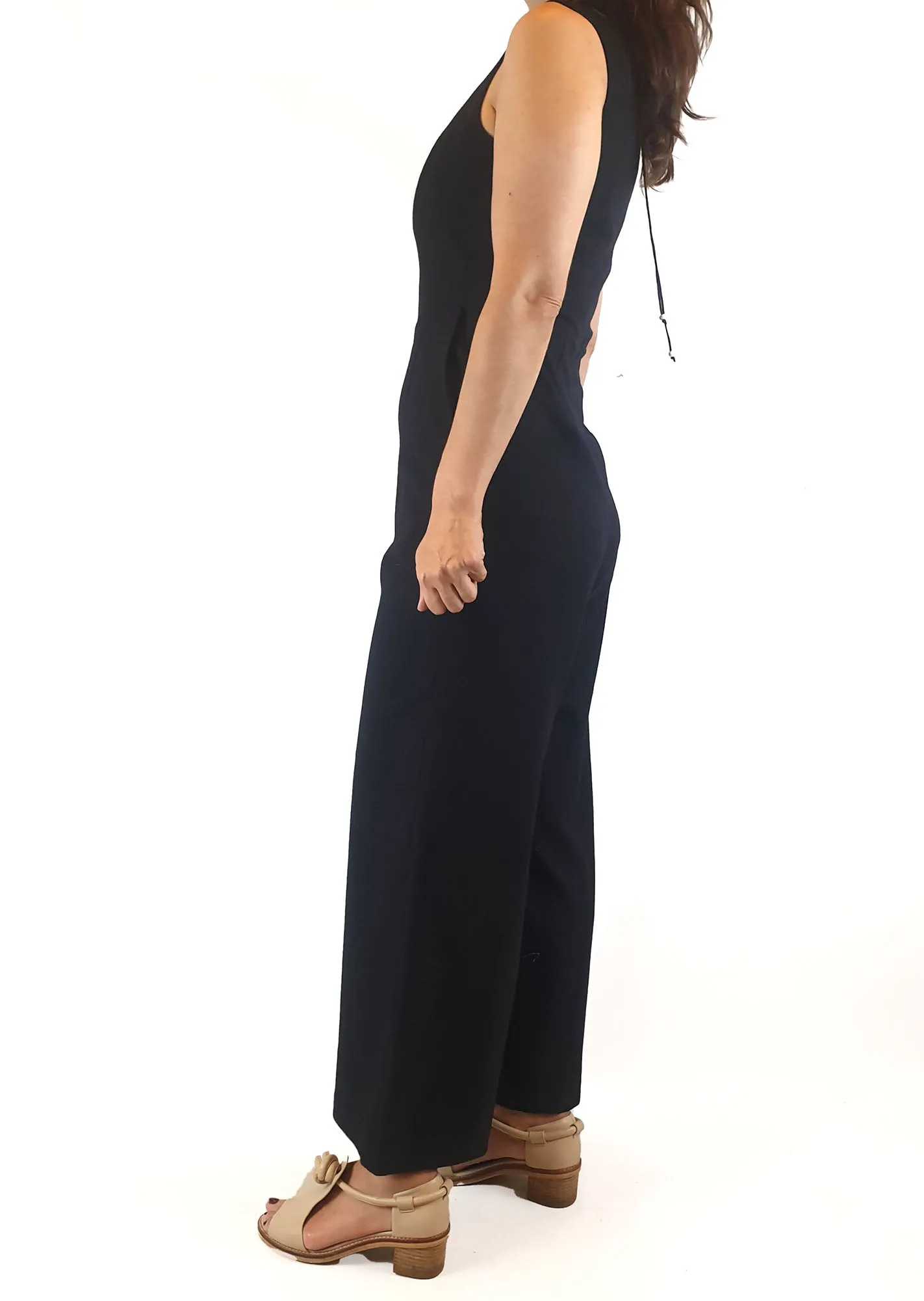 Gorman deep navy sleeveless jumpsuit size 8