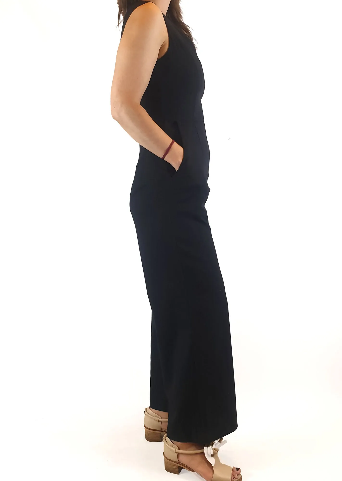 Gorman deep navy sleeveless jumpsuit size 8