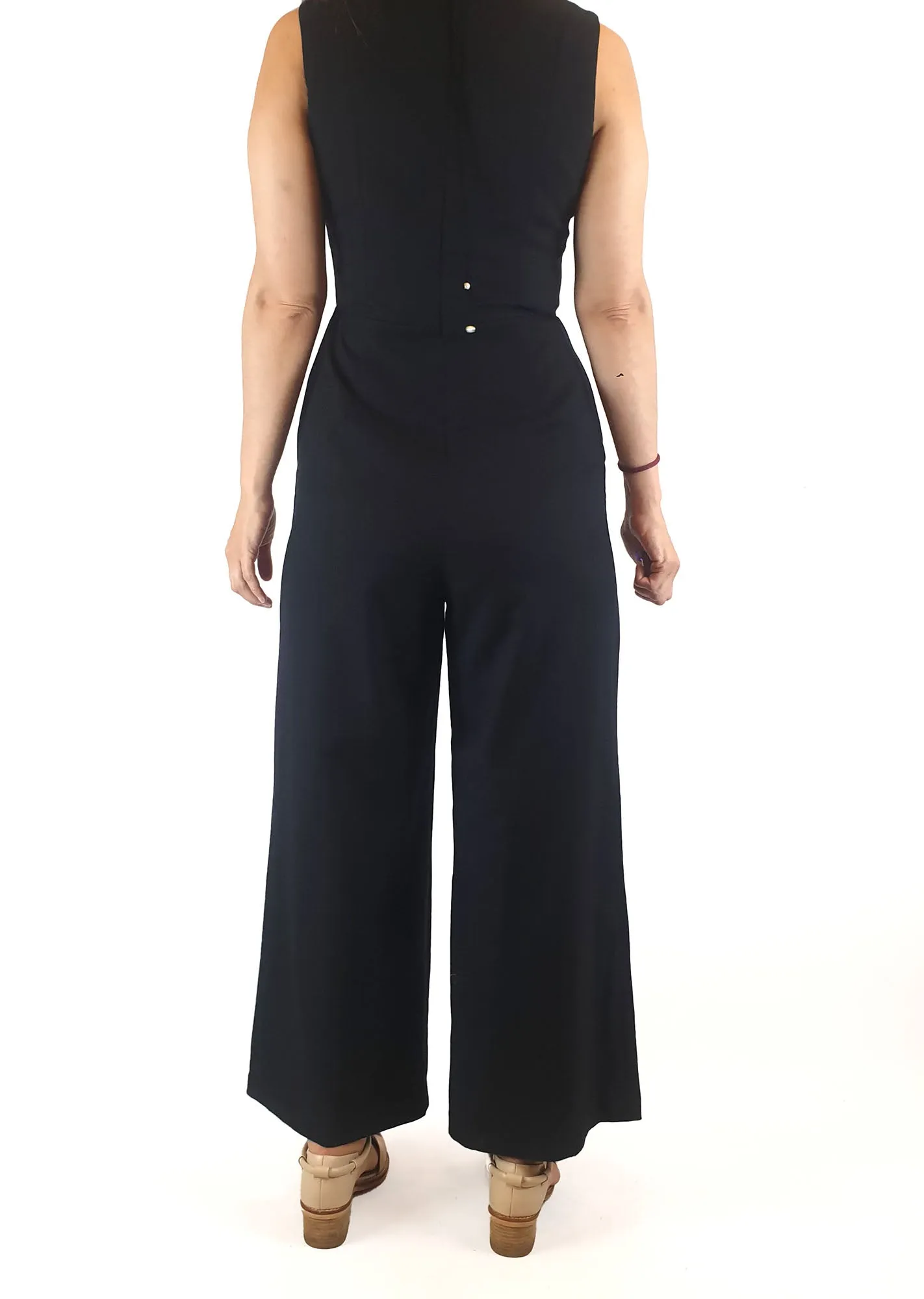 Gorman deep navy sleeveless jumpsuit size 8