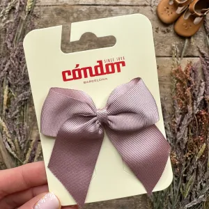 Grosgrain Hair Bow | Pale Pink