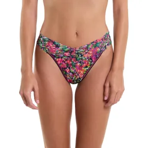 Hanky Panky Printed Lace Original Rise Thong