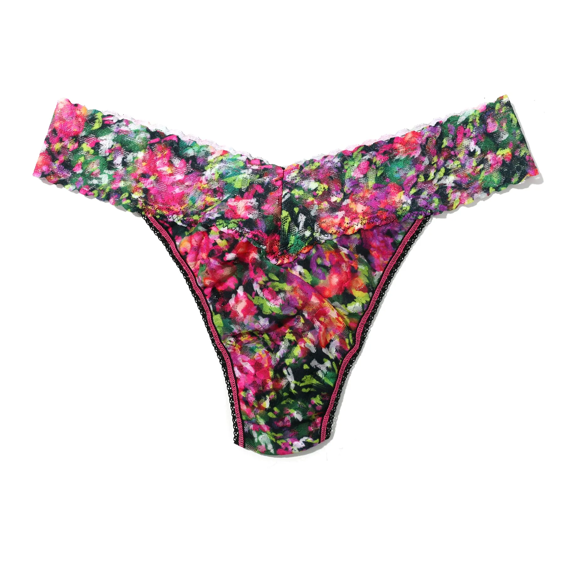Hanky Panky Printed Lace Original Rise Thong