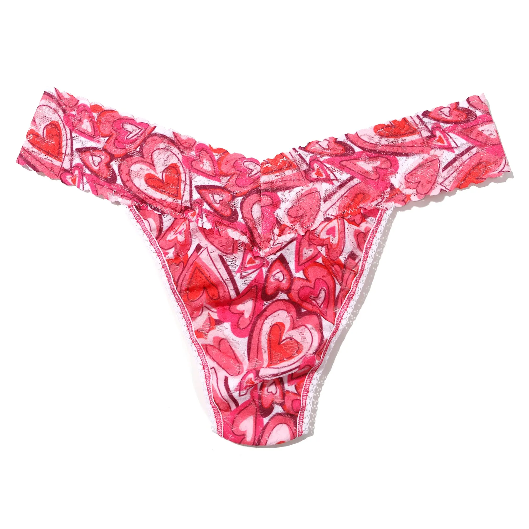 Hanky Panky Printed Lace Original Rise Thong