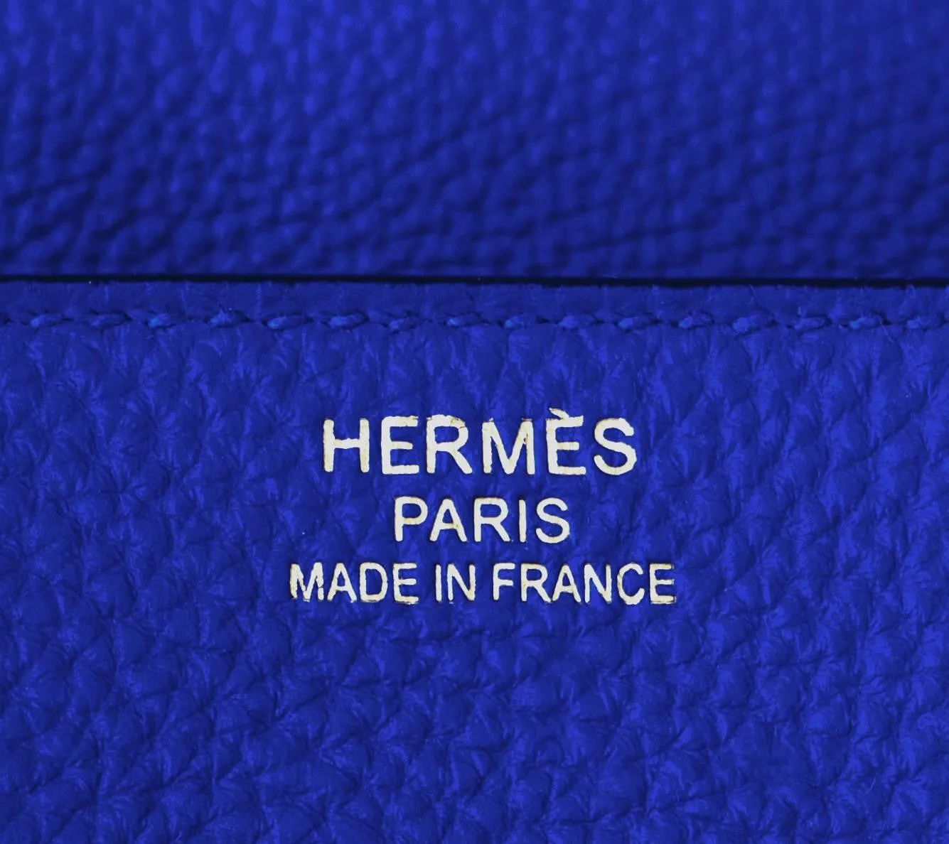 Hermes Blue Electric 35cm Togo Birkin Gold Hardware GHW