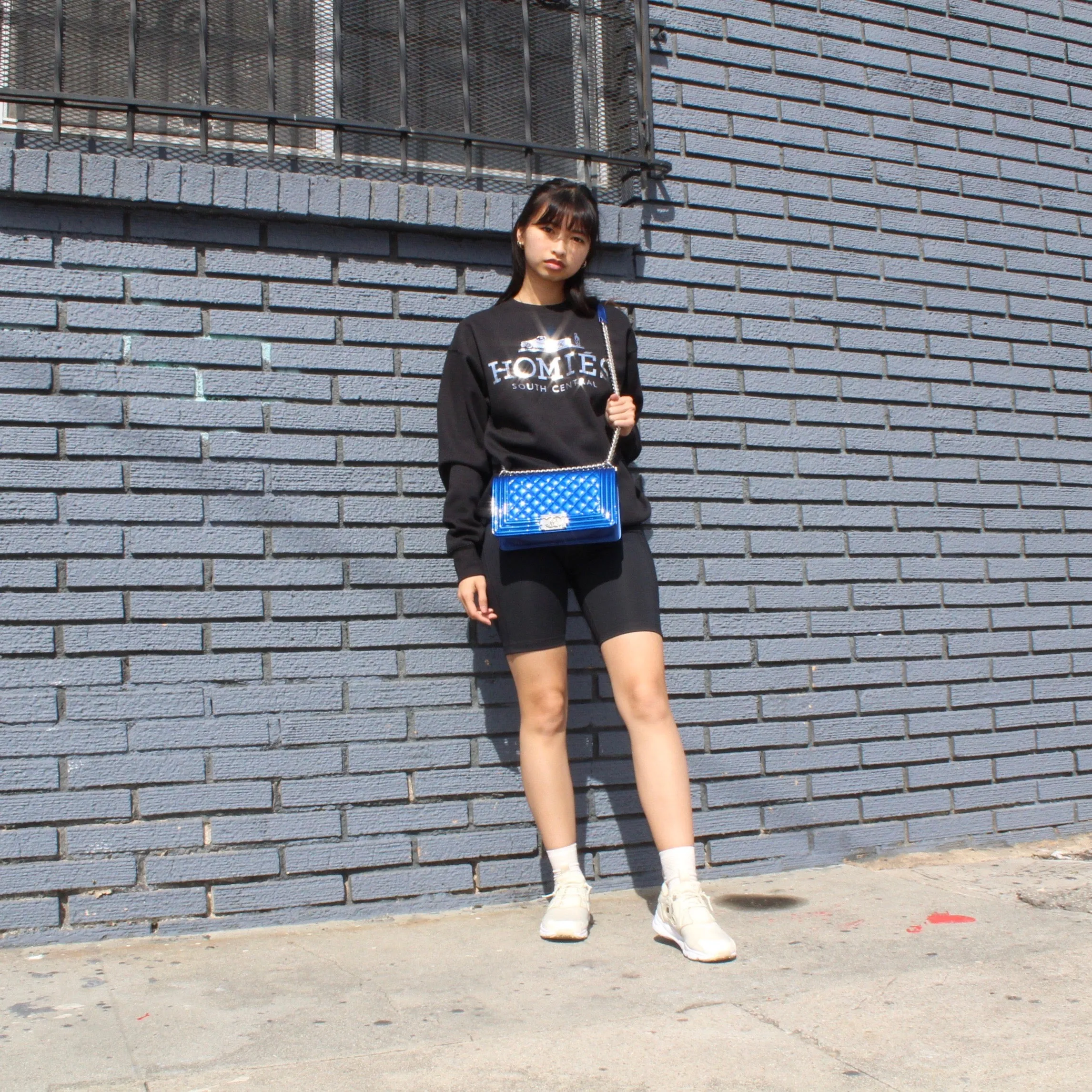 HOMIÉS SILVER FOIL SWEATSHIRT
