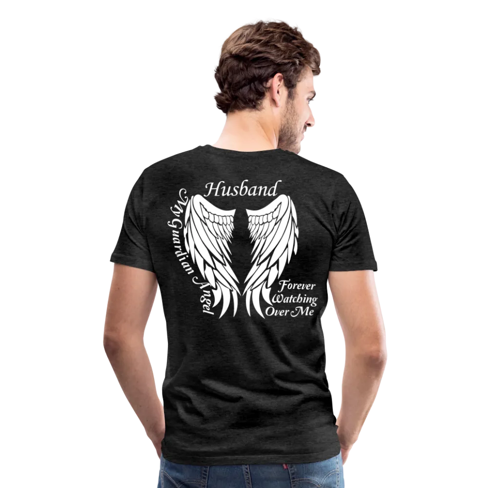 Husband Guardian Angel Men's Premium T-Shirt (CK3587)