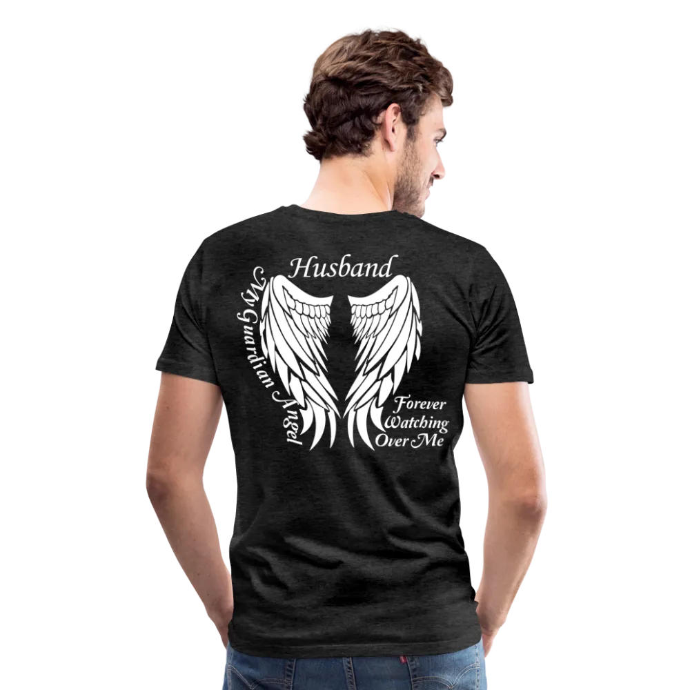 Husband Guardian Angel Men's Premium T-Shirt (CK3587)