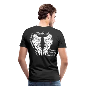 Husband Guardian Angel Men's Premium T-Shirt (CK3587)