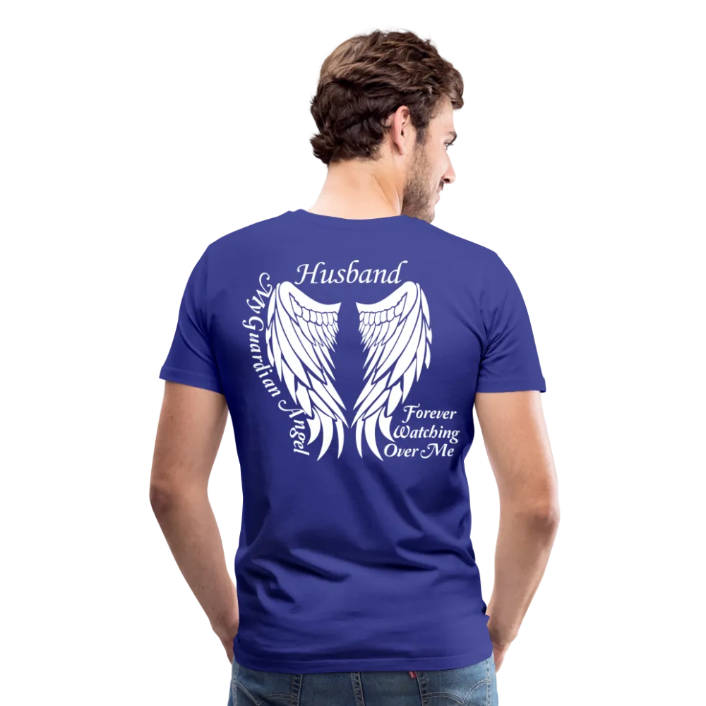 Husband Guardian Angel Men's Premium T-Shirt (CK3587)