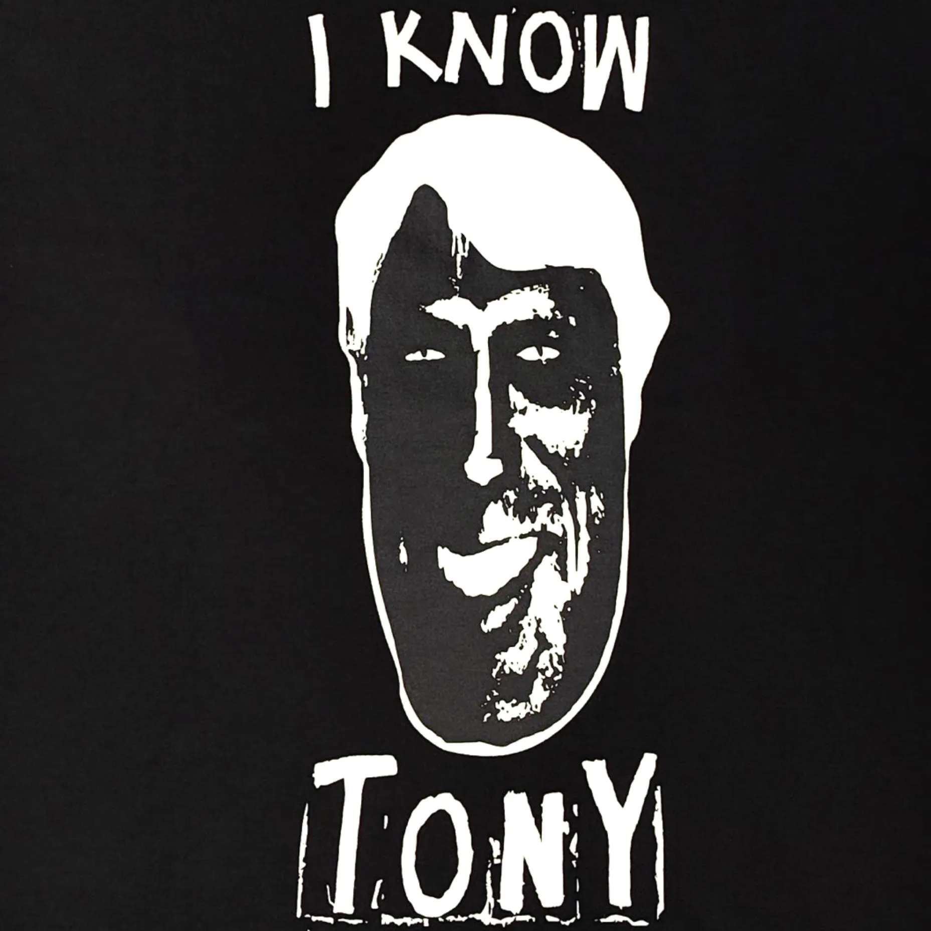 I Know Tony Sleeveless T-Shirt White