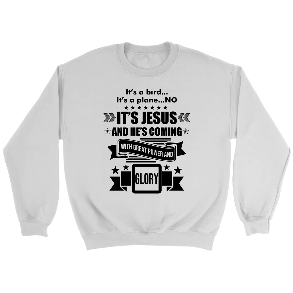 It's a Bird..It's a Plane..No It's Jesus Crewneck Part 1