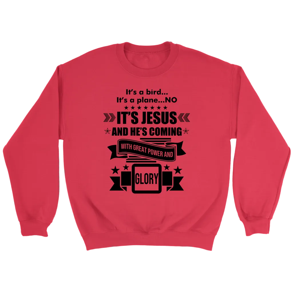 It's a Bird..It's a Plane..No It's Jesus Crewneck Part 1