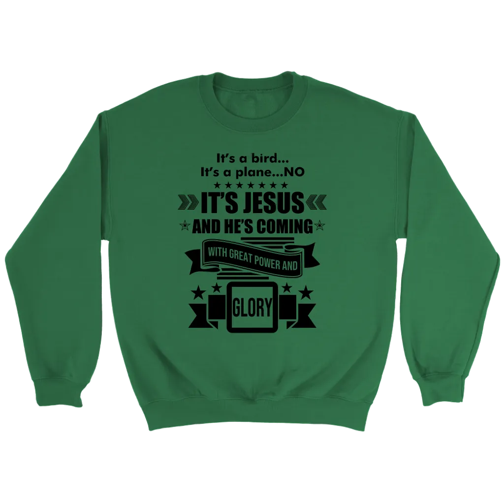 It's a Bird..It's a Plane..No It's Jesus Crewneck Part 1