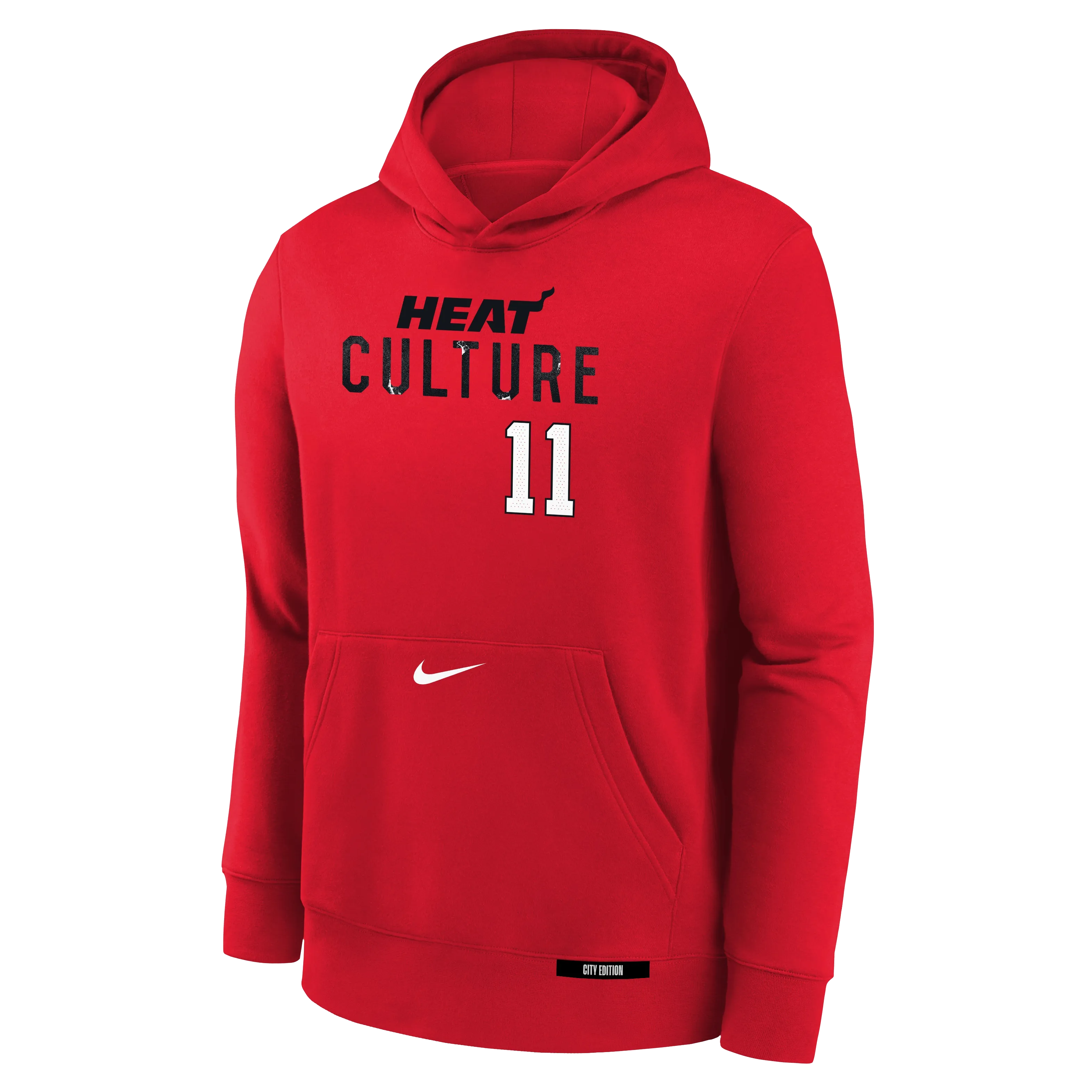 Jaime Jaquez Jr. Nike HEAT Culture: Blood Red Name & Number Youth Hoodie