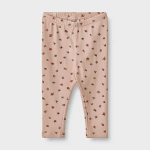 Jersey Leggings Jules Baby in Pink Sand Flowers