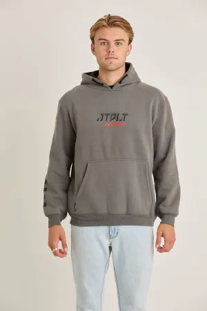 Jetpilot Tech Mens Pullover - Charcoal