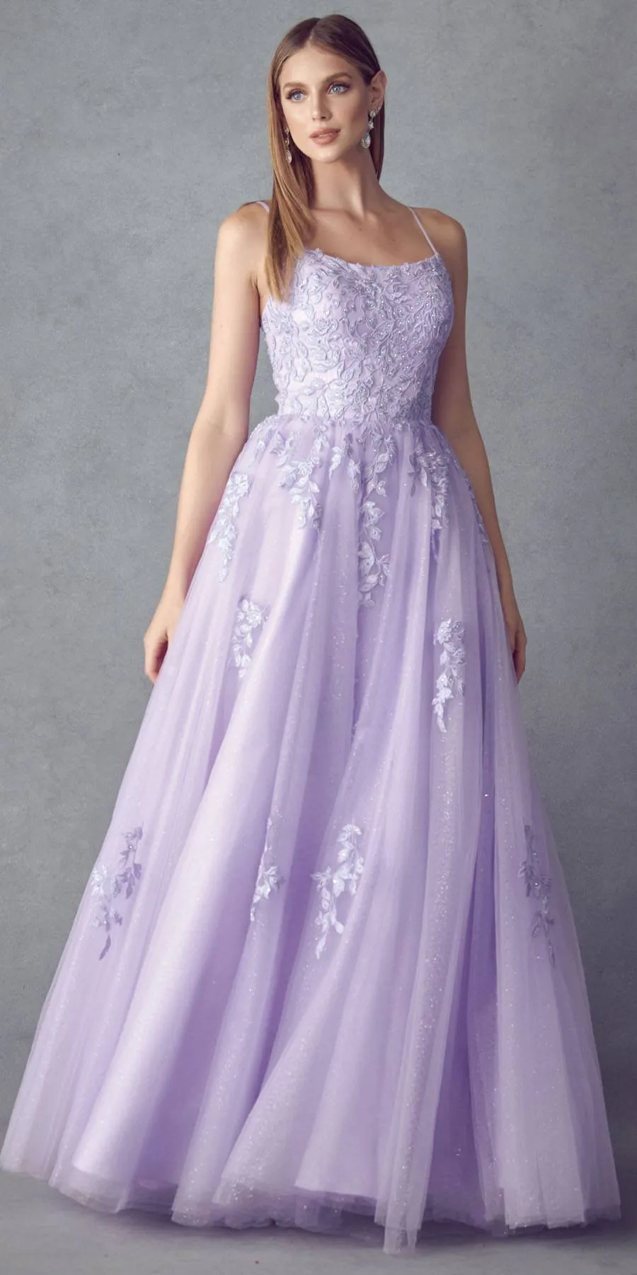 Juliet 260 Floor Length A-Line Lace/Tulle Ball Gown