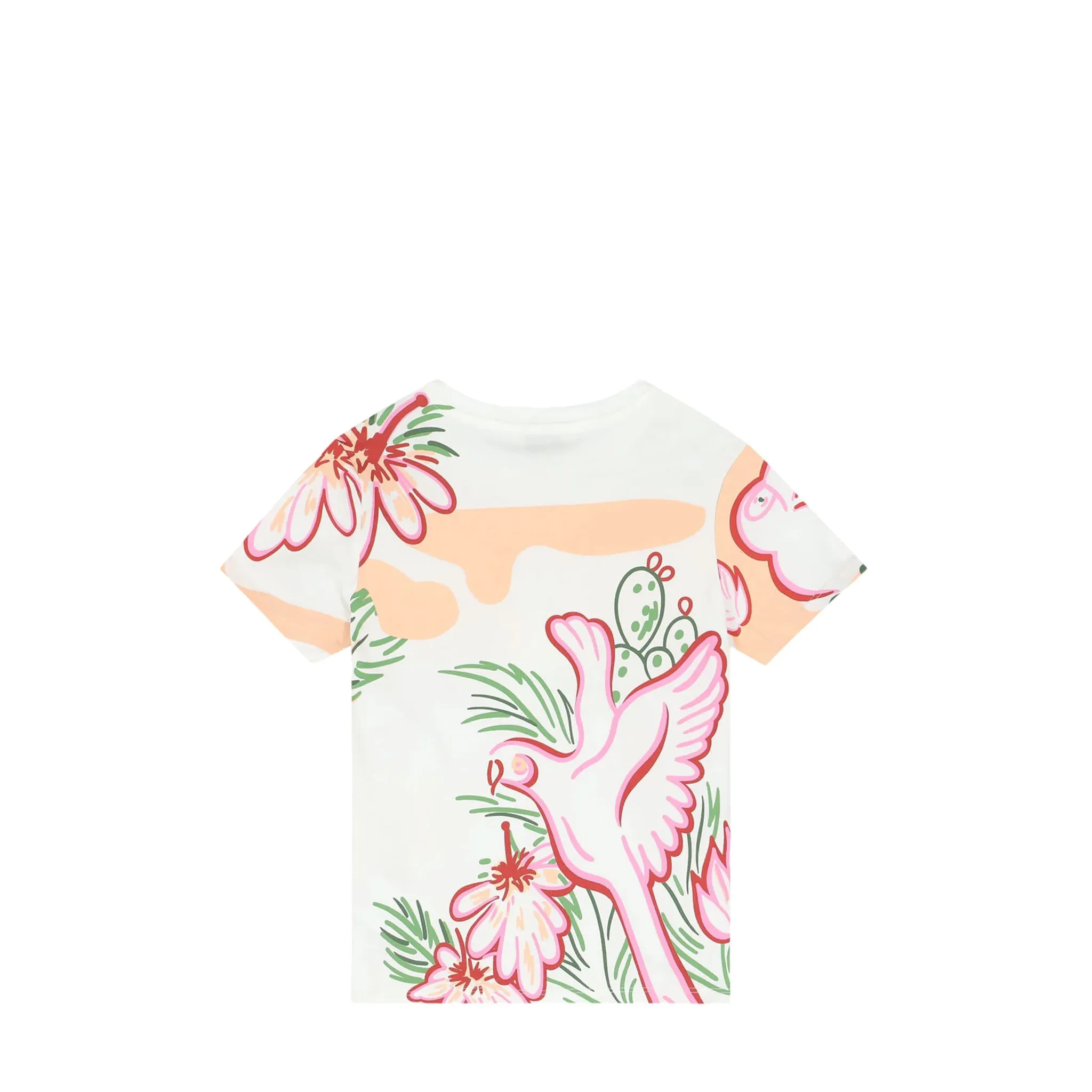 Kenzo Kids Tiger Motifs T-Shirt - White