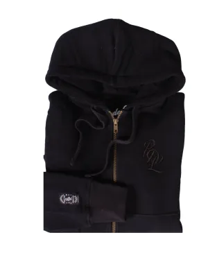 Kids Black Script Hoodie