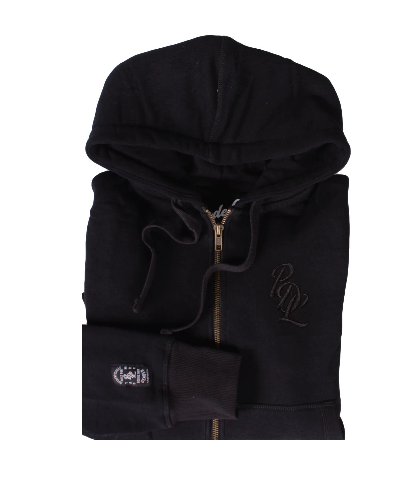 Kids Black Script Hoodie