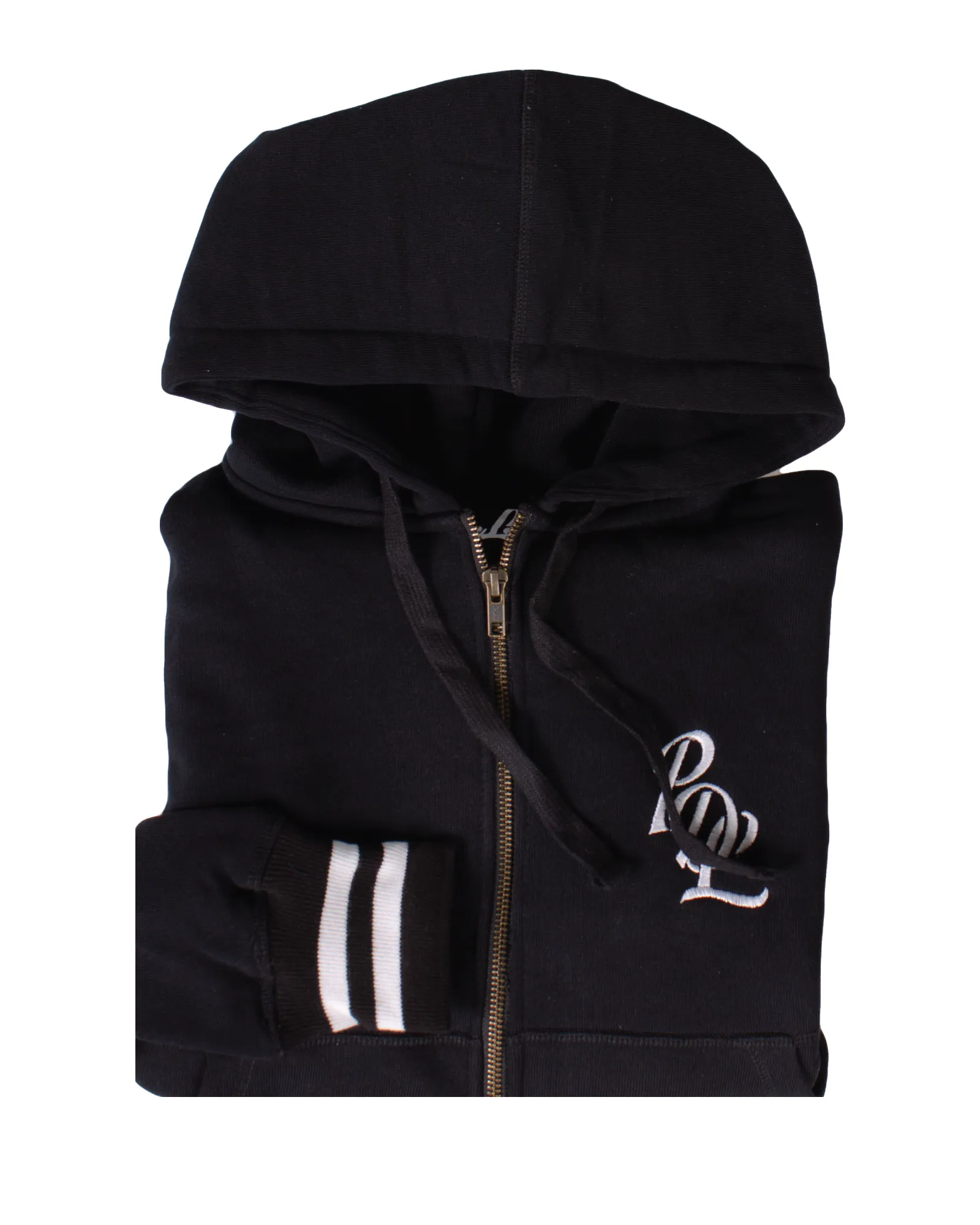 Kids Black Varsity Script Hoodie