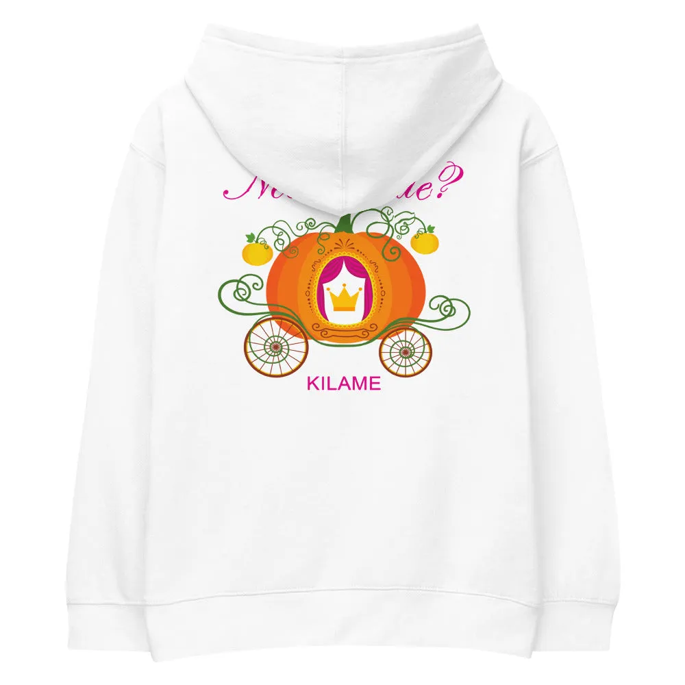 Kids fleece hoodie 'Pink Princess'