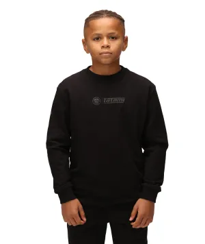 Kids Impact Sweatshirt - Black on Black