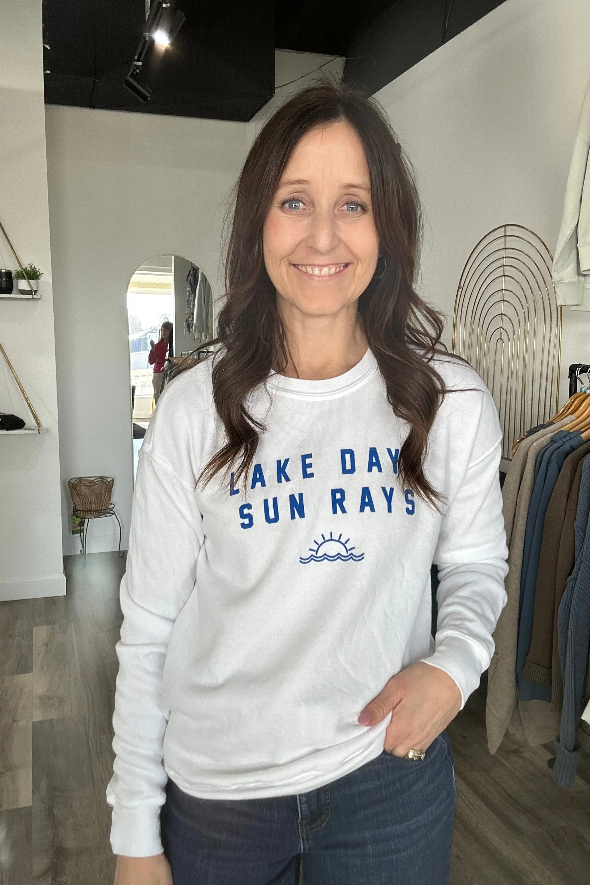 LAKE DAYS SUN RAYS MINERAL SWEATSHIRTS