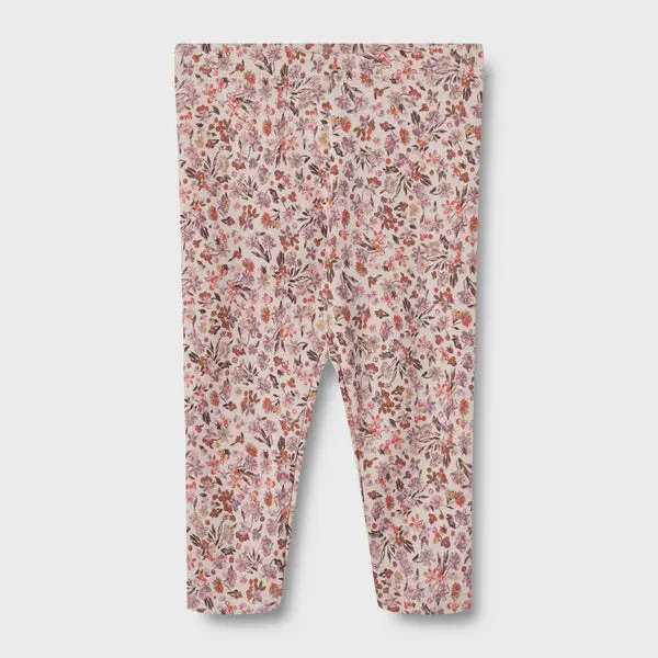 Leggings Jules Baby in Pale Rose Fowers